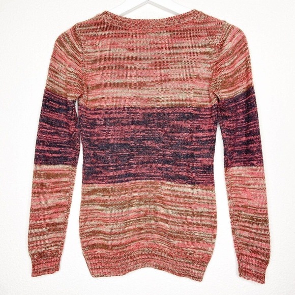 Species Wool Blend Space Dyed Sparkle Sweater Sz S - Picture 5 of 6